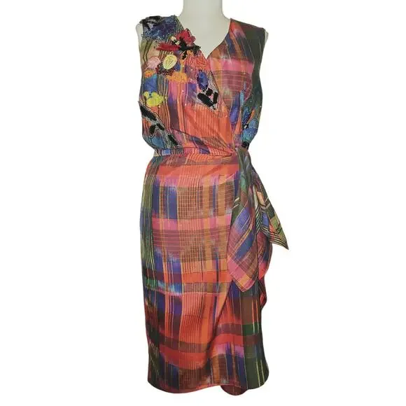 sachin and babi light blue dress Tommy Girl Tartan Check Tiered Mini Dress | Dresses & Skirts